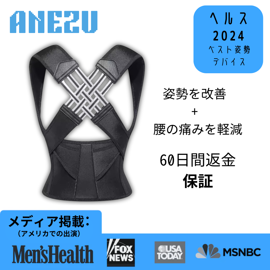 アネズ™ 姿勢ロック | BLACK FRIDAY | １年間保証つき